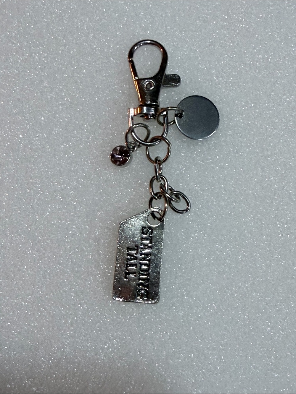 Silver Keychain Charm Accessory - Unbranded